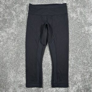 Lululemon capri‎ Leggings Womens 6 Black  Compression Sportswear workout Gym